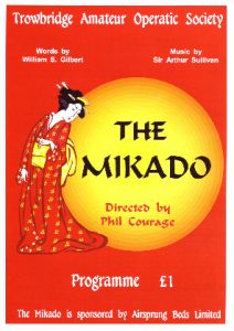 The Mikado - programme
