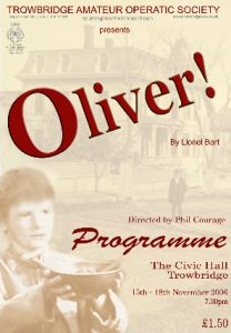 Oliver! - programme