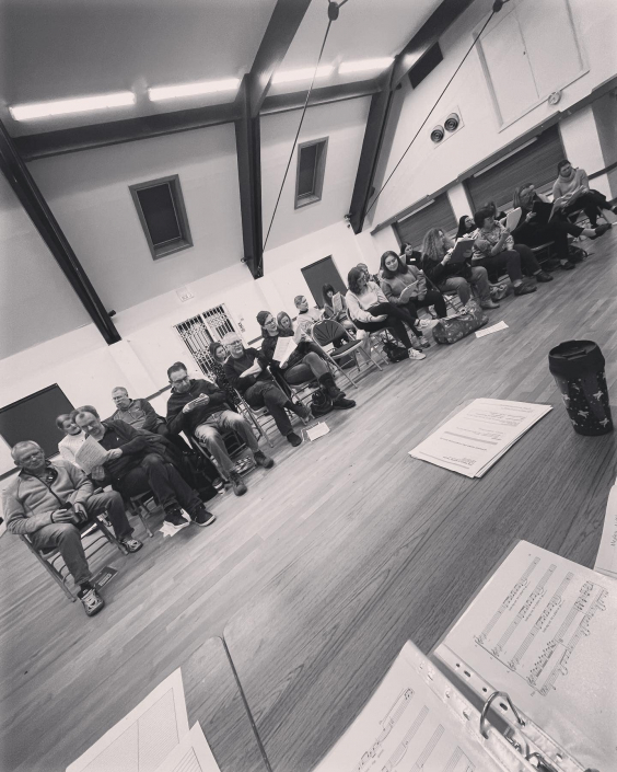 'A Walk Through the West End' in rehearsal
