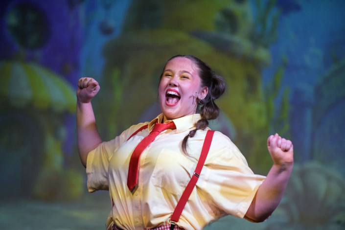 the cast of SpongeBob the musical