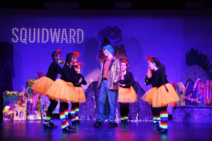 the cast of SpongeBob the musical